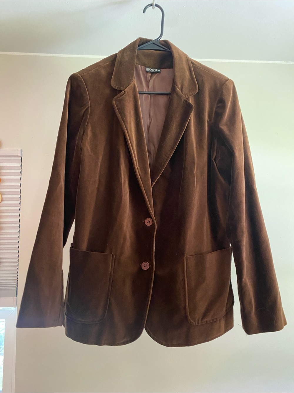 Brown suede blazer - Picture 1 of 2